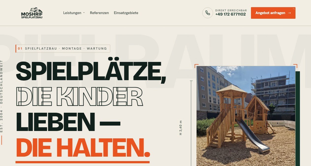 Moshrif Spielplatzbau